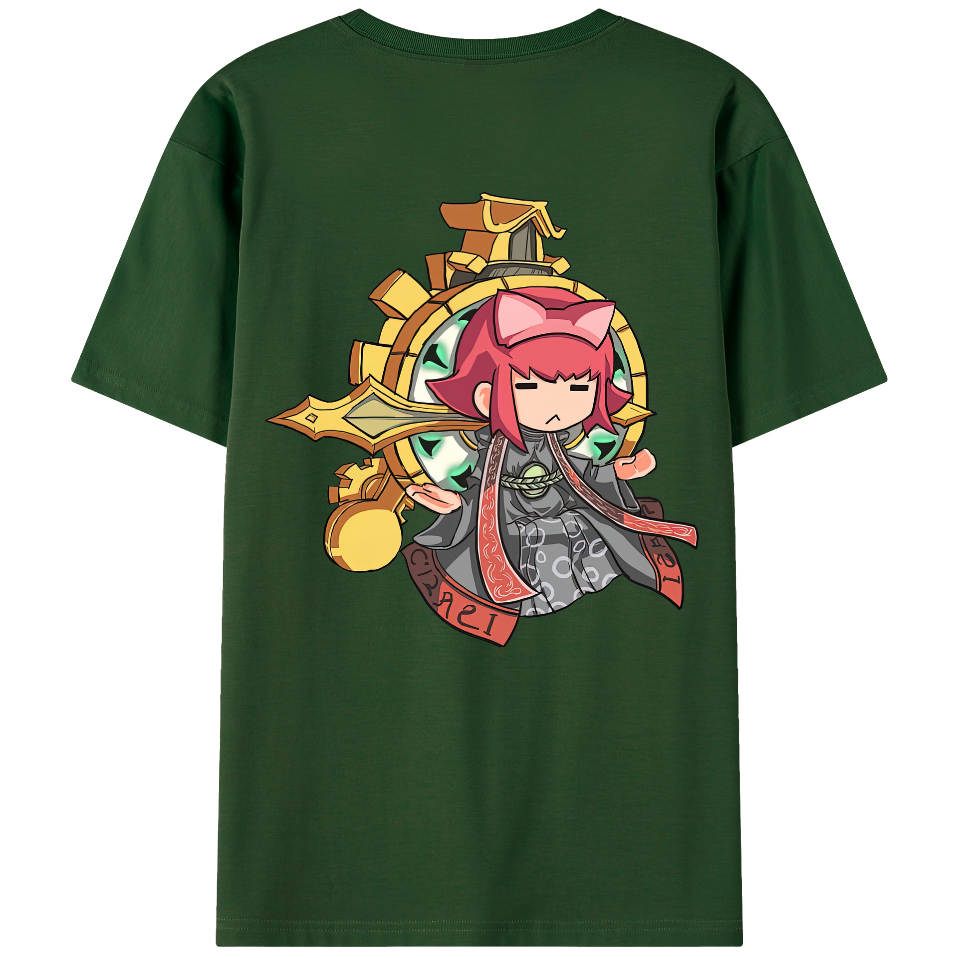 リーグ・オブ・レジェンド League of Legends LOL 綿100％半袖Tシャツ（背面プリント）